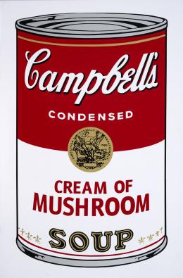 97   -  Andy Warhol EE.UU., 1928 - 1987. Campbell's Cream of mushroom Soup, 2018