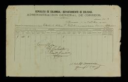 23   -  Planilla Oficial de la Administración General de Correos (1912)