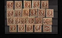 12   -  Serie Efigie de Colombia - Cancelaciones locales (10 centavos) (1877-1880)