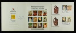 18   -  Carpeta Filatélica Conmemorativa: Donación de Fernando Botero (2001)