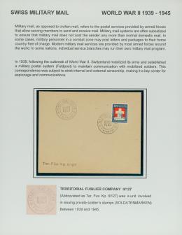 87   -  Correo Militar de Suiza durante la Segunda Guerra Mundial (1939-1945)