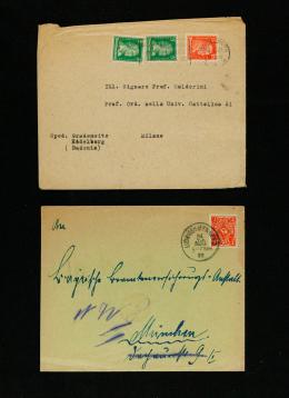92   -  Álbum con 92 Sobres Circulados del Deutsches Reich (Alemania) (varios)