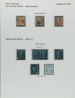 99   -  Gran Bretaña - Colección Especializada de la Reina Victoria (1841-1900)