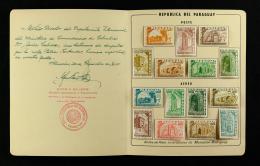 53   -  Filatelia Diplomática de Paraguay (1950) - Dedicatoria Embajadora