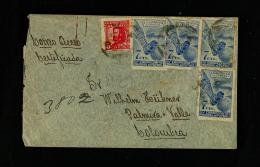 55   -  Sobre Certificado Uruguay (1950) - IV Campeonato Mundial de Fútbol