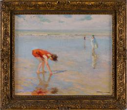 35   -  [Playa]. Charles Garabed Atamian (Turquía, 1872 - Francia, 1947). 