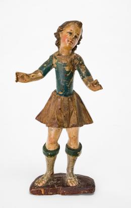 4   -  Figura de pesebre. Escuela quiteña - Obrador anónimo. 
