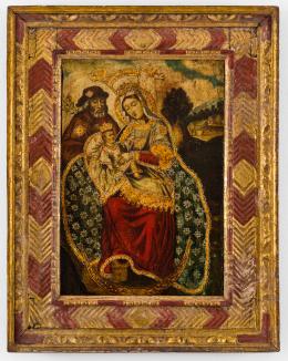 45   -  Virgen de Monguí. Pintor anónimo neogranadino. 