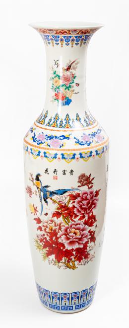 130   -  Jarrón réplica Qing. 