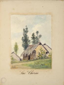 4   -  Coriolano LeudoColombia, 1866 - 1957. Las chozas, sin fecha