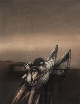 54   -  David ManzurColombia, 1929. Estudio para un ángel roto, 1984