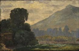 103   -  Eugenio PeñaColombia, 1860 - 1944. [Paisaje], sin fecha