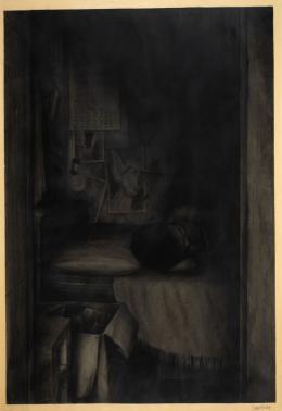 60   -  Oscar MuñozColombia, 1951. Sin título de la serie Interiores, ca. 1976