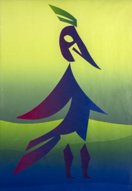 111   -  Carlos AmoralesMéxico, 1970. Woodpecker (green), 2020