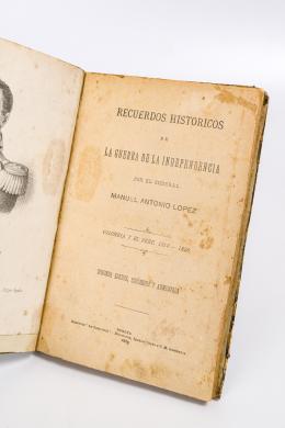 306   -  <span class="object_title">Recuerdos históricos de la Guerra de Independencia. Colombia y el Perú 1819 - 1820 </span>