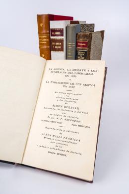 317   -  <span class="object_title">[Bolivar y Independencia] Cinco libros</span>