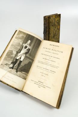 319   -  <span class="object_title">Memoirs of Simon Bolivar, president liberator of the Republic of Colombia and of his principal generals. Volumen I y II</span>