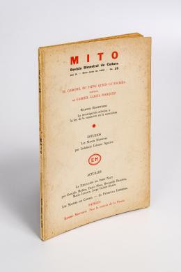 212   -  <span class="object_title">"El coronel no tiene quien le escriba" (1a ed.) Mito. Revista bimestral de cultura; Año VI, Mayo-Junio de 1958, No. 19</span>