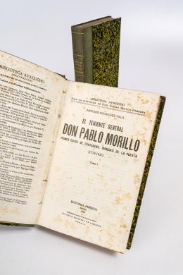 323  -  <span class="object_title">El teniente general don Pablo Morillo, primer conde de Cartagena, marqués de la Puerta (1778 - 1837). Tomos I y II</span>