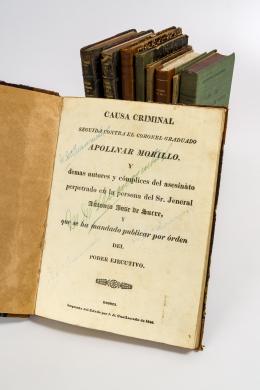 325   -  <span class="object_title">[Sucre] Importante conjunto de 8 libros relacionados con Sucre, el Mariscal de Ayacucho</span>