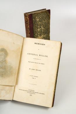 343   -  <span class="object_title">Memoirs of General Miller, in the Service of the Republic of Peru. Volúmen I y II</span>