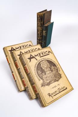 351   -  <span class="object_title">[Conquista y descubrimiento de América] Tres libros</span>