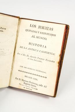 371   -  <span class="object_title">Los jesuitas quitados y restituidos al mundo: Historia de la antigua California</span>