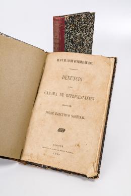 372   -  <span class="object_title">El 9 y 10 de octubre de 1868 : denuncio a la Camara de representantes contra el poder Ejecutivo naciónal</span>