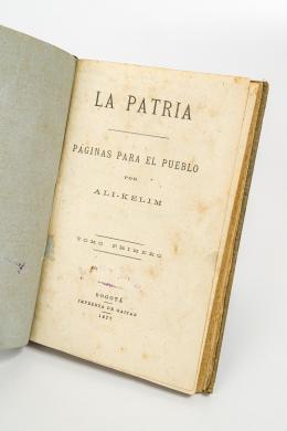 373   -  <span class="object_title">La patria - páginas para el pueblo. Tomo I</span>