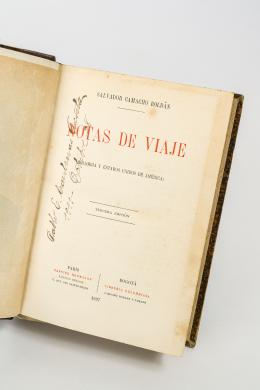 390   -  <span class="object_title">Notas de viaje - Colombia y Estados Unidos de América</span>