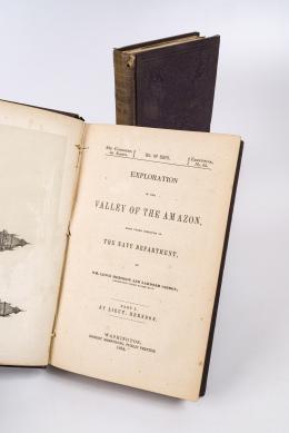 393   -  <span class="object_title">Exploration of the Valley of the Amazon, made under the direction of the Navy Department by WM Lewis Herndon and Lardner Gibbon, Lieutenants United States Navy. Parte I y II</span>