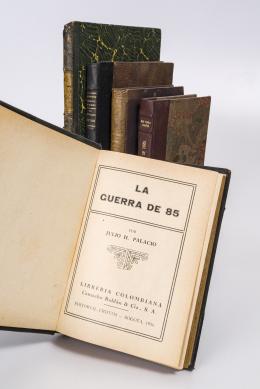 412   -  <span class="object_title">[Guerra de 1885] Cinco libros</span>