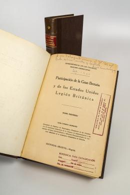 425   -  <span class="object_title">Independencia de las colonias Hispano-Americanas. Participación de la Gran Bretaña y de los Estados Unidos Legión británica. Tomos I y II</span>