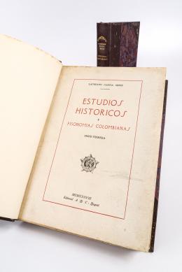 430   -  <span class="object_title">Estudios históricos y fisonomías colombianas. Serie primera y segunda</span>