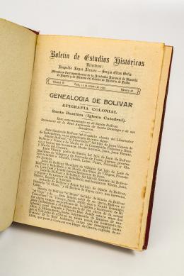 442   -  <span class="object_title">Boletín de estudios históricos. Vol. IV, No. 37 (Pasto, 12 de octubre de 1930) - No. 45 (Pasto, 12 de diciembre de 1931)</span>