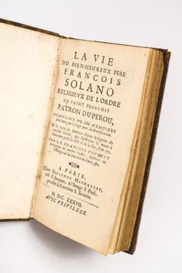 252   -  <span class="object_title">La vie du bien-heureux Père François Solano, patron du Pérou</span>