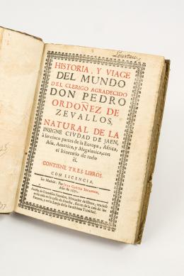 267   -  <span class="object_title">Historia y viage del mundo, a las cinco partes de la Europa, África, Asia, América y Magallánica, con el itinerario de todo él. Contiene 3 libros</span>