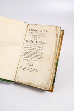 269   -  <span class="object_title">Recherches philosophiques sur la découverte de l'Amérique (dos de tres secciones)</span>