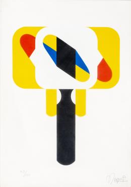 108   -  <p><span class="description">Edgar Negret. Sin título, del portafolio Grandes Maestros del Arte Abstracto, 1989</span></p>