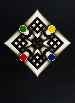 119   -  <p><span class="description">Omar Rayo. Cuarteto, de la serie Cilindromes, 1994</span></p>