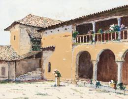 14   -  <p><span class="description">Luis Núñez Borda. [Patio], sin fecha</span></p>