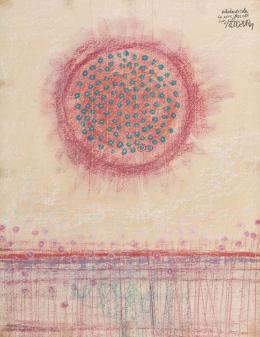 48  -  <p><span class="description">David Manzur: Estudio de color de una flor de luz, 1989.</span></p>