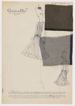 86   -  <p><span class="description">Boceto: Birmanie. Christian Dior. Francia, 1965</span></p>