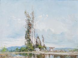 17   -  <span class="object_author">Ricardo Gómez Campuzano</span>. <span class="object_title">Paisaje sabanero</span>. 