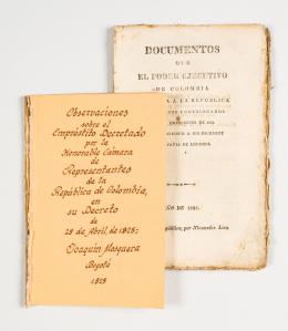 111   -  <span class="object_title"> Observaciones sobre el empréstito decretado por la honorable cámara de representantes de la República de Colombia, en su decreto de 28 de abril de 1825</span>