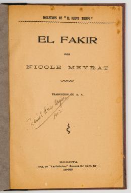 135   -  <span class="object_title">El Fakir. Folletines de "El Nuevo Tiempo"</span>