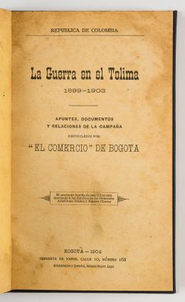 155   -  <span class="object_title">La guerra en el Tolima 1899 - 1903</span>