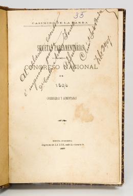 107   -  <span class="object_title">Siluetas parlamentarias: Congreso nacional de 1896</span>