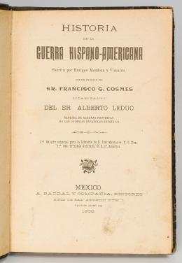 153   -  <span class="object_title">Historia de la guerra Hispano americana</span>