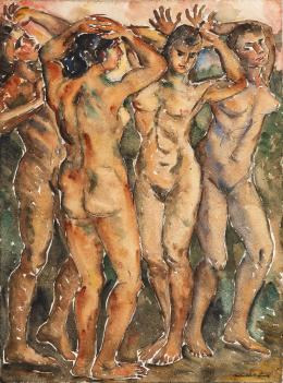 4   -  <p><span class="description">Pedro Nel Gómez. [Desnudos], inicios de los sesenta</span></p>